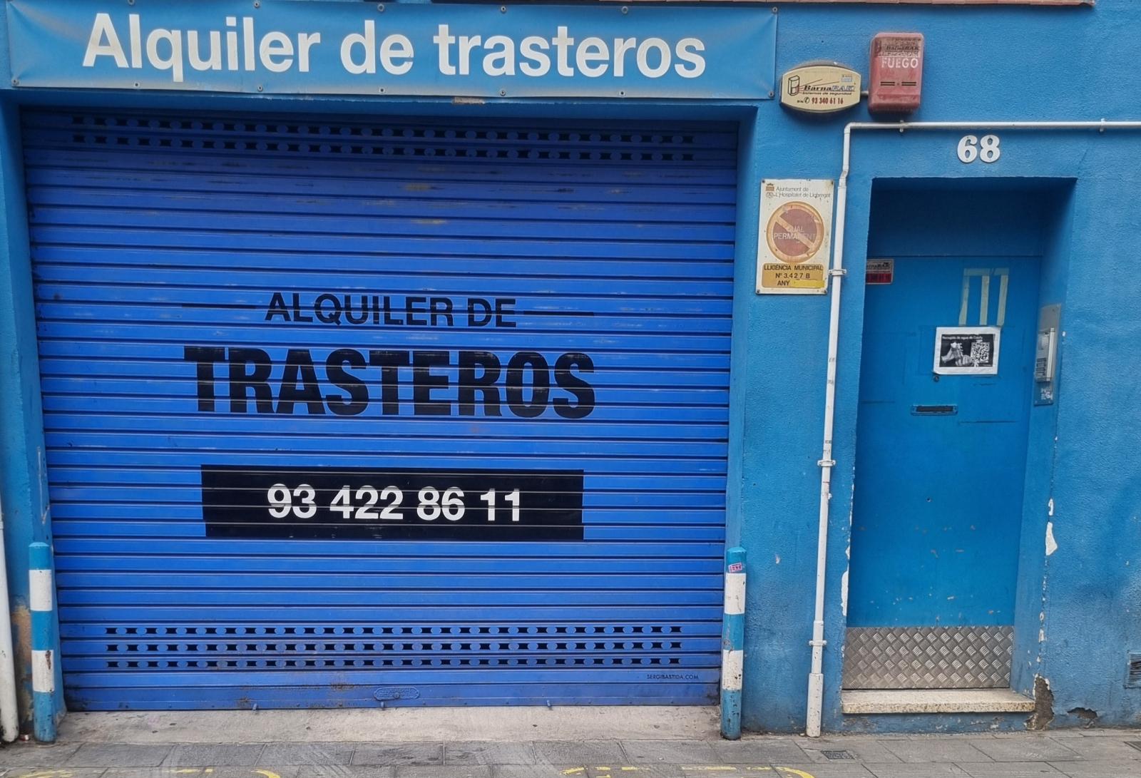 Entrada de trasteros en Calle Holanda 68, 08903 L'Hospitalet